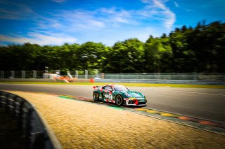 #121 K-Worx Timothe Buret Christopher Campbell Porsche 718 Cayman GT4 RS Clubsport PRO-AM, Essai Libre 1
 | SRO / Patrick Hecq Photography