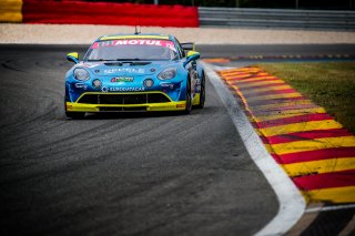 #76 BODEMER AUTO Laurent Coubard Jean Charles Redele Alpine A110 GT4 AM, Free Practice 2, GT4
 | SRO / TWENTY-ONE CREATION - Jules Benichou