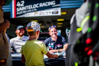 #42 SAINTELOC RACING - Gregory Guilvert - Gregory Curson Faessel - Audi R8 LMS GT4 - PRO-AM, GT4 - FFSA, Pit Walk
 | SRO / TWENTY-ONE CREATION - Jules Benichou