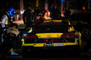 #14 - SAINTELOC RACING - Roee Meyuhas - Erwan Bastard - Audi R8 LMS GT4 - SILVER, Course 1, Pitlane
 | SRO / Patrick Hecq Photography
