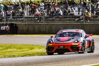 #43 - JSB Competition - Jean-Laurent Navarro - Pierre-Arnaud Navarro - Porsche 718 Cayman GT4 RS CS - AM, Essai libre 2
 | SRO / Patrick Hecq Photography