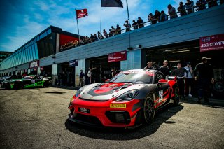 #43 - JSB Competition - Jean-Laurent Navarro - Pierre-Arnaud Navarro - Porsche 718 Cayman GT4 RS CS - AM, Essais Libres 2, GT4 France
 | © SRO - TWENTY-ONE CREATION | Jules Benichou