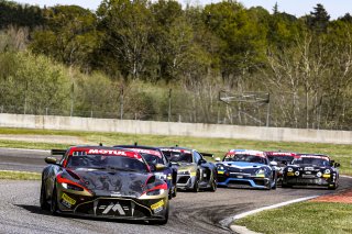 #5 - Mirage Racing - Ruben Del Sarte - David Kullmann - Aston Martin Vantage AMR GT4 - SILVER, Course 1
 | SRO / Patrick Hecq Photography