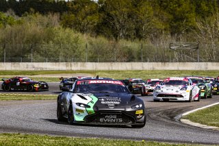 #89 - AGS Events - Hugo Bac - Nicolas Gomar - Aston Martin Vantage AMR GT4 - PRO-AM, Course 1
 | SRO / Patrick Hecq Photography