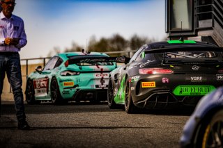 #64 - Team JOUFFRUIT by Vic'Team - Eric Tremoulet - Olivier Jouffret - Mercedes AMG GT4 - PRO-AM, Course 1, GT4 France, Pitlane
 | © SRO - TWENTY-ONE CREATION | Jules Benichou