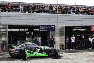 #64 - Team JOUFFRUIT by Vic'Team - Eric Tremoulet - Olivier Jouffret - Mercedes AMG GT4 - PRO-AM, Course 2, Pitlane
 | © SRO / Patrick Hecq Photography