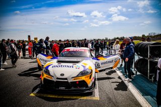 #16 - Matmut Evolution - Gabriela Jilkova - Lucile Cypriano - Toyota GR Supra GT4 EVO - PRO-AM, Course 2, GT4 France, Grid Walk
 | © SRO - TWENTY-ONE CREATION | Jules Benichou