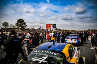 #11 - CMR - Stephane Lemeret - Corentin Tierce - Alpine A110 GT4 - SILVER, Course 2, GT4 France, Grid Walk
 | © SRO - TWENTY-ONE CREATION | Jules Benichou