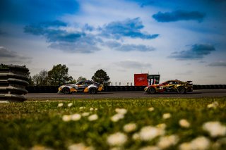 #7 - Mirage Racing - Romain Carton - Louis Meric - Aston Martin Vantage AMR GT4 - SILVER, #87 - Matmut Evolution - Jim Pla - Jean-Luc Beaubelique - Toyota GR Supra GT4 EVO - PRO-AM, Course 2, GT4 France
 | © SRO - TWENTY-ONE CREATION | Jules Benichou