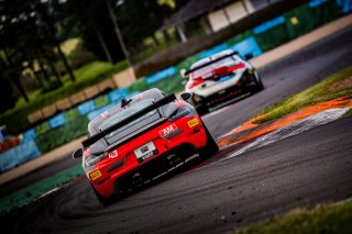 #43 - JSB Compétition - Pierre-Arnaud Navarro - Jean-Laurent Navarro - Porsche 718 Cayman GT4 RS CS - Am, Essais Libres 2, FFSA GT
 | © SRO - TWENTY-ONE CREATION | Jules Benichou