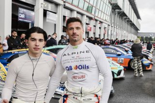 #36 - CMR - Nelson Panciatici - Loris Cabirou - Alpine A110 GT4 - Silver, Course 2, GT4, Pitlane
 | © SRO / Patrick Hecq Photography