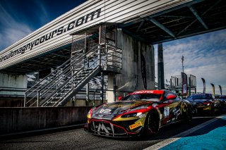 #7 - Mirage Racing - Romain Carton - Louis Meric - Aston Martin Vantage AMR GT4 - Silver, Essais Privés, FFSA GT
 | © SRO - TWENTY-ONE CREATION | Jules Benichou