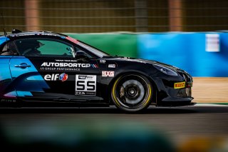 #55 - Autosport GP LS Group Performance - Laurent Hurgon - Alain Ferté - Alpine A110 GT4 EVO - Am, Essais Qualificatifs, FFSA GT
 | © SRO - TWENTY-ONE CREATION | Jules Benichou