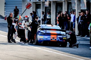 #29 - CMR - Hugo Mogica - Enzo Ferrari  - Porsche 718 Cayman GT4 RS CS - Silver, Course 1, FFSA GT
 | © SRO / Patrick Hecq Photography