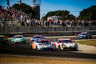 #36 - CMR - Nelson Panciatici - Loris Cabirou - Alpine A110 GT4 - Silver, #9 - Matmut Evolution - Enzo Joulié - Etienne Cheli - Toyota GR Supra GT4 EVO - Silver, Course 2, FFSA GT
 | © SRO - TWENTY-ONE CREATION | Jules Benichou