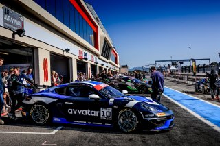 #10 - AVR AVVATAR - Teddy Clairet - Jimmy Clairet - Porsche 718 Cayman GT4 RS CS - Silver, Essais Qualificatifs, FFSA GT
 | © SRO / Patrick Hecq Photography