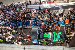 #64 - Vic'Team - Eric Trémoulet - Olivier Jouffret - Mercedes AMG GT4 - Pro-Am, #92 - Racing Spirit Of Léman - Victor Weyrich - Mateo Villagomez - Aston Martin Vantage AMR GT4 - Silver, FFSA GT
 | © SRO / Morgan Mathurin