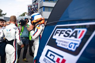 #17 - L'ESPACE BIENVENUE - Ricardo Van Der Ende - Benjamin Lessennes - BMW M4 GT4 (G82) - Silver, GT4 France, Race 1
 | ©SRO/ JULES BEAUMONT