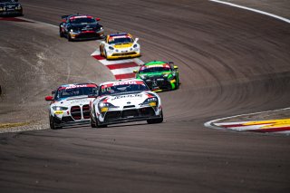 #17 - L'ESPACE BIENVENUE - Ricardo Van Der Ende - Benjamin Lessennes - BMW M4 GT4 (G82) - Silver, #9 - Matmut Evolution - Enzo Joulié - Etienne Cheli - Toyota GR Supra GT4 EVO - Silver, Course 2, GT4 France
 | ©SRO/ JULES BEAUMONT