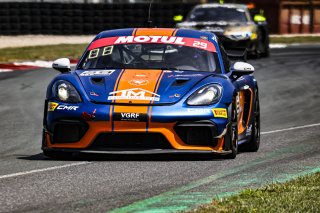 #29 - CMR - Timothé Buret - Hugo Mogica - Porsche 718 Cayman GT4 RS CS - Silver, Essais Libres 1, FFSA GT
 | © SRO / Patrick Hecq Photography