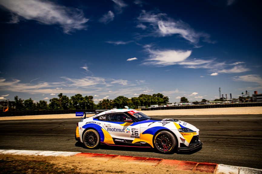 #16 - Matmut Evolution - Gabriela Jilkova - Lucile Cypriano - Toyota GR Supra GT4 EVO - Pro-Am, Essais Libres 1, FFSA GT
