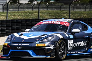 #10 - AVR AVVATAR - Teddy Clairet - Jimmy Clairet - Porsche 718 Cayman GT4 RS CS - Silver, Essais Libres 2, FFSA GT
 | © SRO / Patrick Hecq Photography