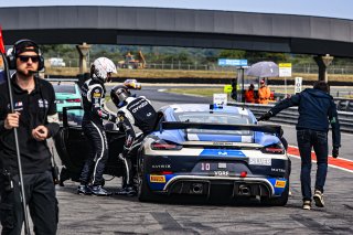 #10 - AVR AVVATAR - Teddy Clairet - Jimmy Clairet - Porsche 718 Cayman GT4 RS CS - Silver, Course 1, FFSA GT
 | © SRO / Patrick Hecq Photography