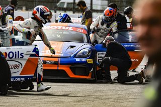 #29 - CMR - Timothé Buret - Hugo Mogica - Porsche 718 Cayman GT4 RS CS - Silver, Course 1, FFSA GT
 | © SRO / Patrick Hecq Photography