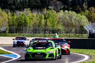 #42 - Sainteloc Racing - Marc Rostan - Sébastien Rambaud - Audi R8 LMS GT4 - Am, Essais Libres 1, FFSA GT
 | © SRO / Patrick Hecq Photography