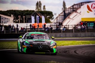 #64 - Vic'Team - Eric Trémoulet - Olivier Jouffret - Mercedes AMG GT4 - Pro-Am, Essais Libres 2, FFSA GT
 | © SRO - TWENTY-ONE CREATION | Jules Benichou