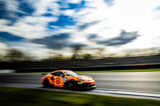 #75 - AV RACING - Thomas Laurent - Noam Abramczyk - Porsche 718 Cayman GT4 RS CS - Pro-Am, Course 2, FFSA GT
 | © SRO - TWENTY-ONE CREATION | Jules Benichou