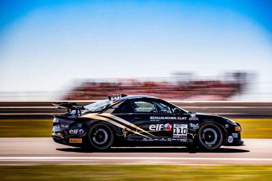 #110 - SCHUMACHER CLRT - Gaspard Simon - Pascal Huteau - Alpine A110 GT4 EVO - Pro-Am, FFSA GT
