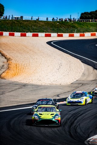 #74 - Racing Spirit Of L&eacute;man - Victor Weyrich - Mateo Villagomez - Aston Martin Vantage AMR GT4 EVO - Silver, FFSA GT
 | &copy;&nbsp;SRO - TWENTY-ONE CREATION | Jules Benichou