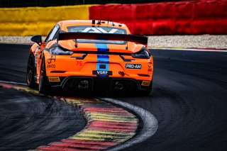 #75 - AV RACING - Thomas Laurent - Noam Abramczyk - Porsche 718 Cayman GT4 RS CS - Pro-Am, Essais Libres 1, FFSA GT
 | &copy; SRO / Patrick Hecq Photography