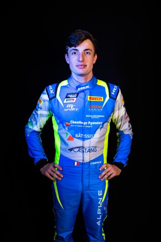 #36 - Code Racing Development - CAZAUX Mathias - HUTEAU Pascal - Alpine A110 GT4 EVO - Pro-Am, CATEGORIES, FFSA GT, PORTRAIT, STUDIO
 | SRO Motorsports Group