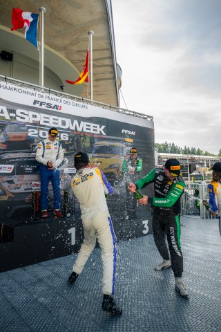 #78 - Akkodis ASP Team - Joran Leneutre - Cindy Gudet - Toyota GR Supra GT4 EVO2 - Pro-Am, #87 - Akkodis ASP Team - Thomas Drouet - J&eacute;r&ocirc;me Andre - Toyota GR Supra GT4 EVO2 - Pro-Am, #FFSA GT, #PODIUM
 | bendemacedo