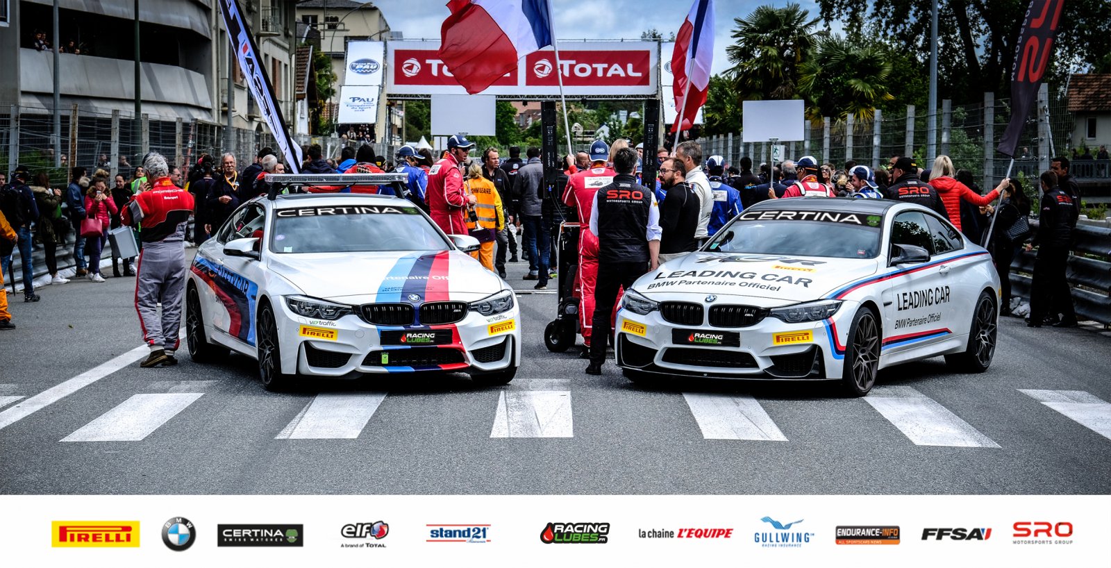 Les partenaires du Championnat de France FFSA GT sur la grille de départ !