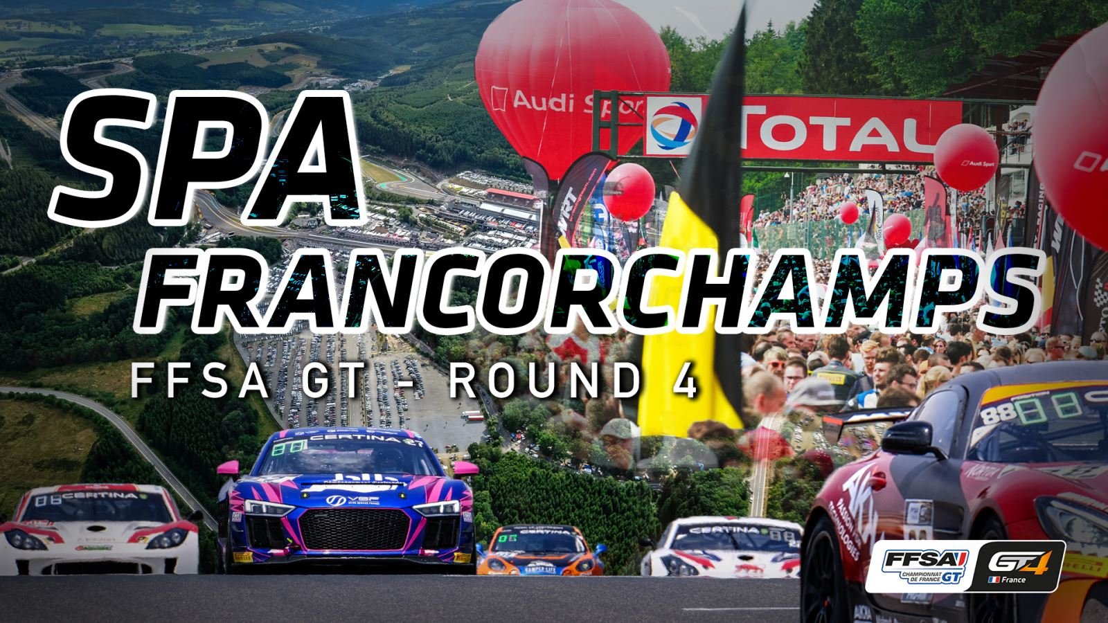 Le Championnat de France FFSA GT à l’assaut du Raidillon !