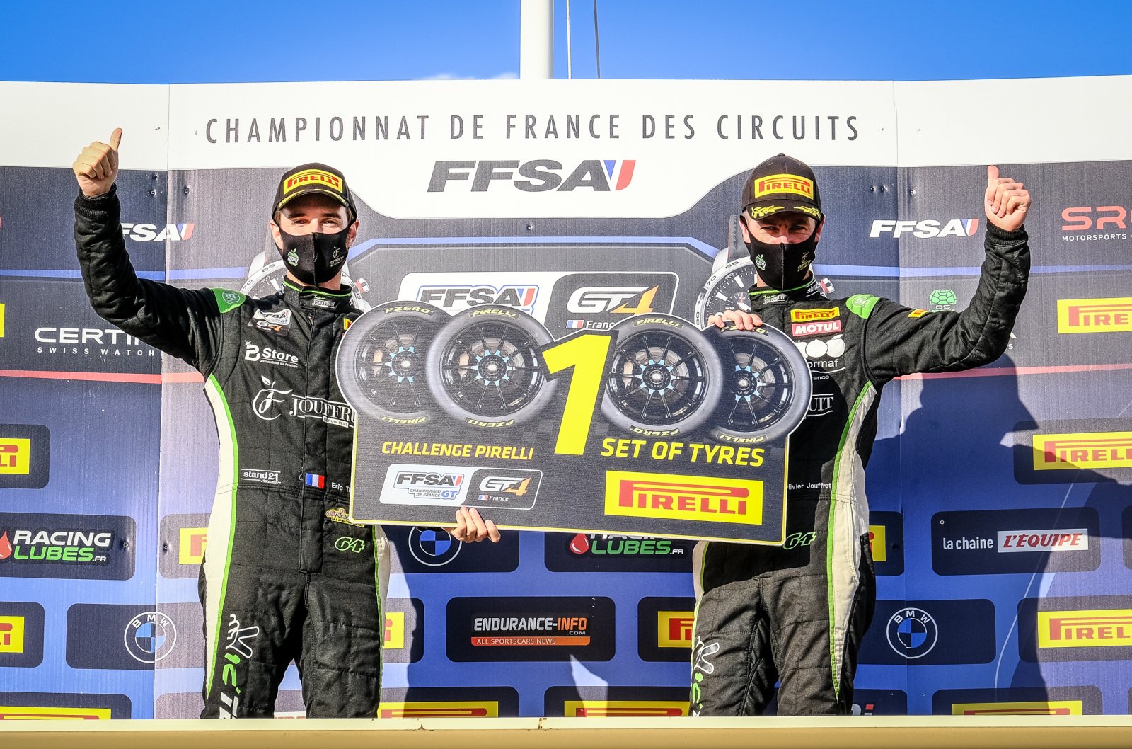 Le Challenge Pirelli récompense l’abnégation de Jouffret et Trémoulet