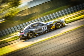 #87 AKKA ASP FRA Mercedes-AMG GT4 Jean-Luc Beaubelique FRA Jim Pla FRA Pro-Am, Free Practice 2
 | SRO / Dirk Bogaerts Photography