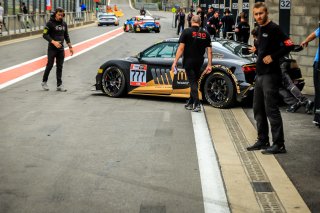 #77 NM Racing Team Eric Alanis Alberto De Martin Mercedes-AMG GT4 AM, Free Practice 2, Pitlane
 | SRO / Patrick Hecq Photography