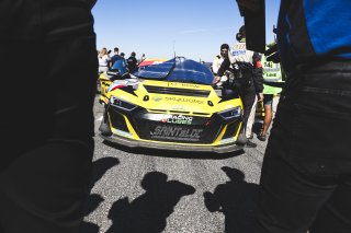 #14 SAINTELOC RACING - Roee Meyuhas - Erwan Bastard - Audi R8 LMS GT4 - SILVER, Gridwalk, Race 2
 | SRO / Patrick Hecq Photography