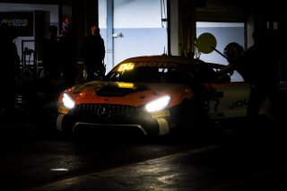 #87 - AKKODIS ASP Team - Enzo Joulie - Hugo Chevalier - Mercedes-AMG GT4 - SILVER, Course 1, Pitlane
 | SRO / Patrick Hecq Photography