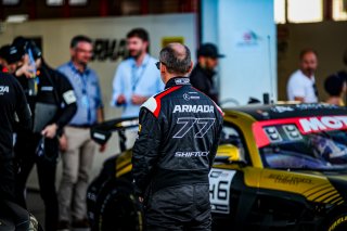 #77 - ARMADA Racing Division - Corentin Surand - Christopher Campbell - Mercedes AMG GT4 - Am, Course 1, FFSA GT, Pitlane
 | © SRO - TWENTY-ONE CREATION | Jules Benichou