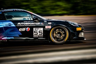 #55 - Autosport GP LS Group Performance - Laurent Hurgon - Alain Ferté - Alpine A110 GT4 EVO - Am, GT4 France
 | © SRO - TWENTY-ONE CREATION | Jules Benichou