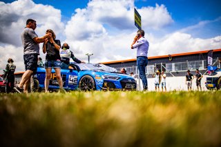 #42 - Sainteloc Racing - Gregory Guilvert - Christophe Hamon - Audi R8 LMS GT4 - Pro-Am, Course 2, FFSA GT, Grid Walk
 | © SRO - TWENTY-ONE CREATION | Jules Benichou