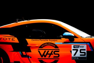 #75 - AV RACING - Thomas Laurent - Noam Abramczyk - Porsche 718 Cayman GT4 RS CS - Pro-Am, Essais Libres 2, FFSA GT
 | © SRO - TWENTY-ONE CREATION | Jules Benichou