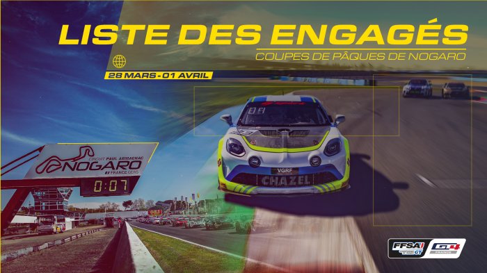 Le Championnat de France FFSA GT débute à Nogaro !