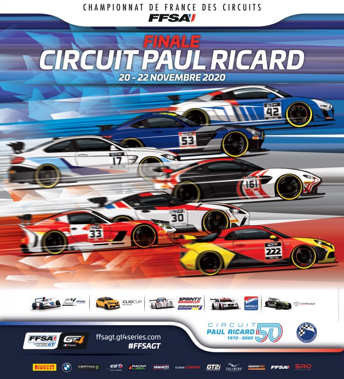 Championnat de France FFSA des Circuits : le Circuit Paul Ricard en guise de finale