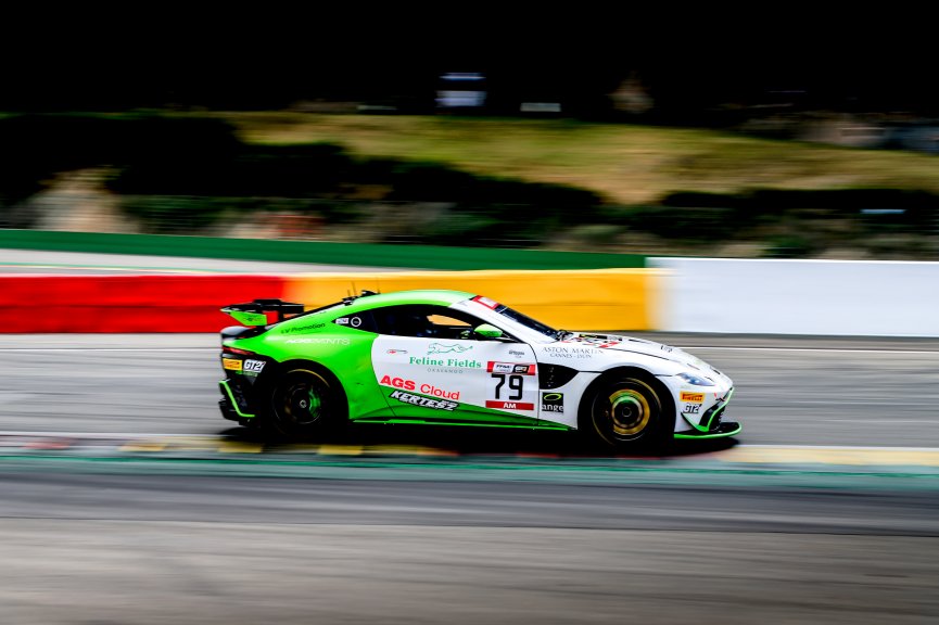 #79 AGS Events Nicolas Gomar Stephane Desbrosse Aston Martin Vantage AMR GT4 AM, Qualifying
